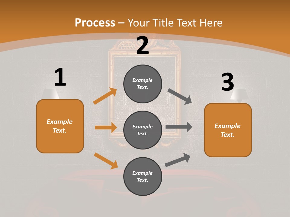 Couch Furniture Lounge PowerPoint Template