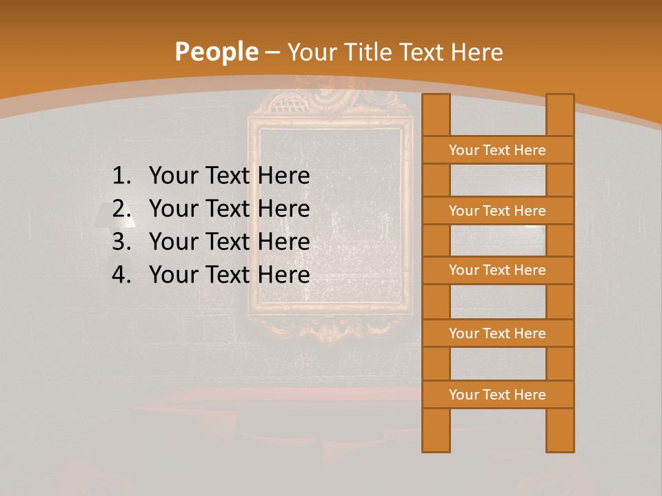 Couch Furniture Lounge PowerPoint Template