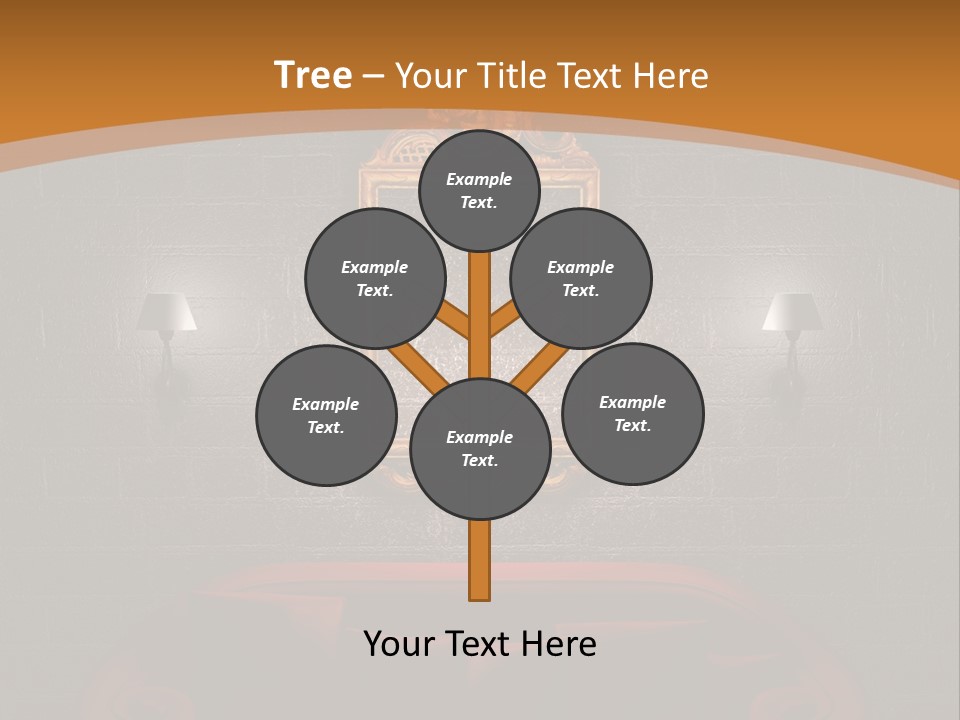 Couch Furniture Lounge PowerPoint Template