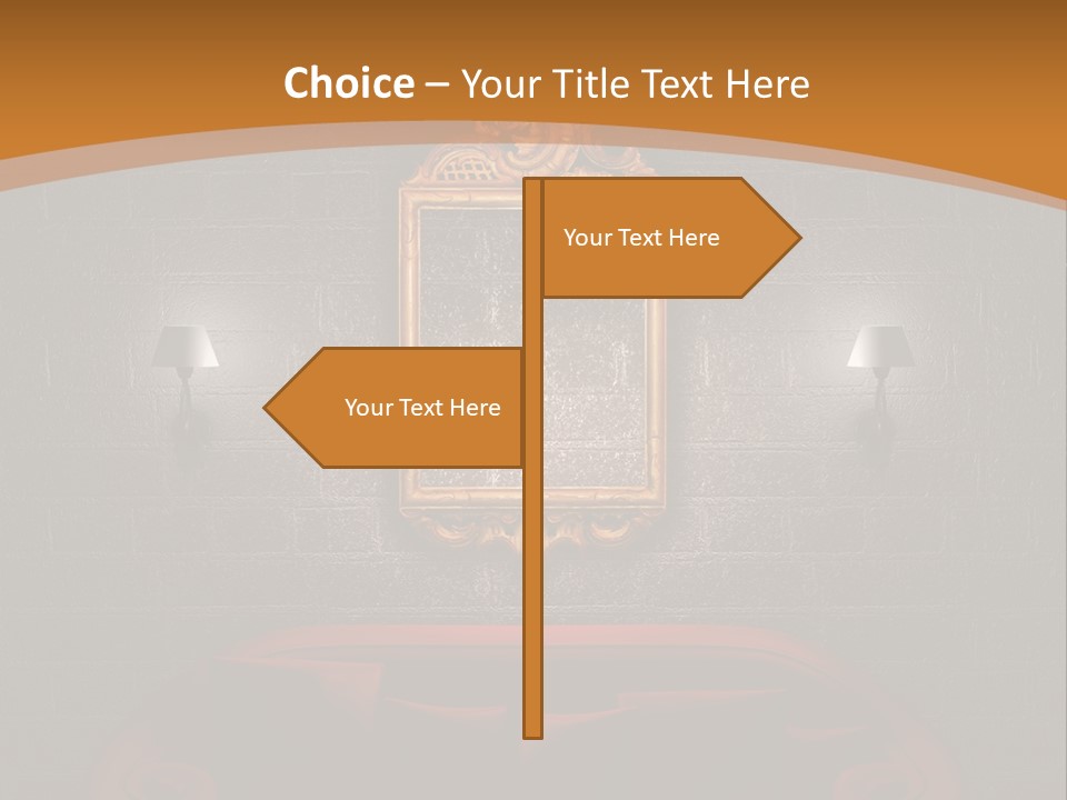 Couch Furniture Lounge PowerPoint Template