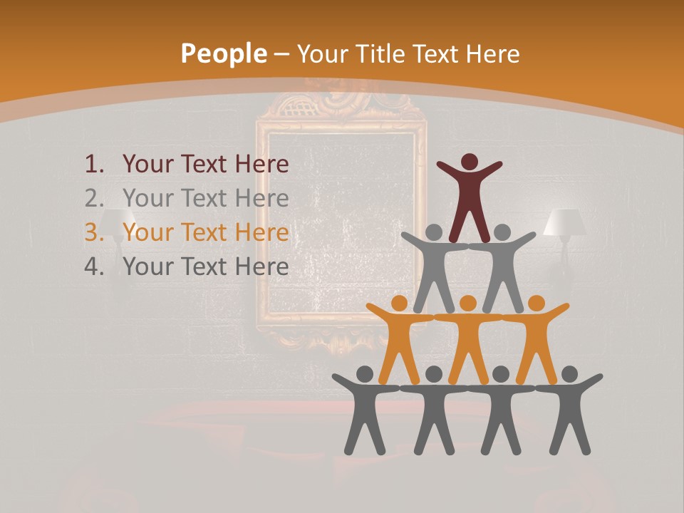 Couch Furniture Lounge PowerPoint Template