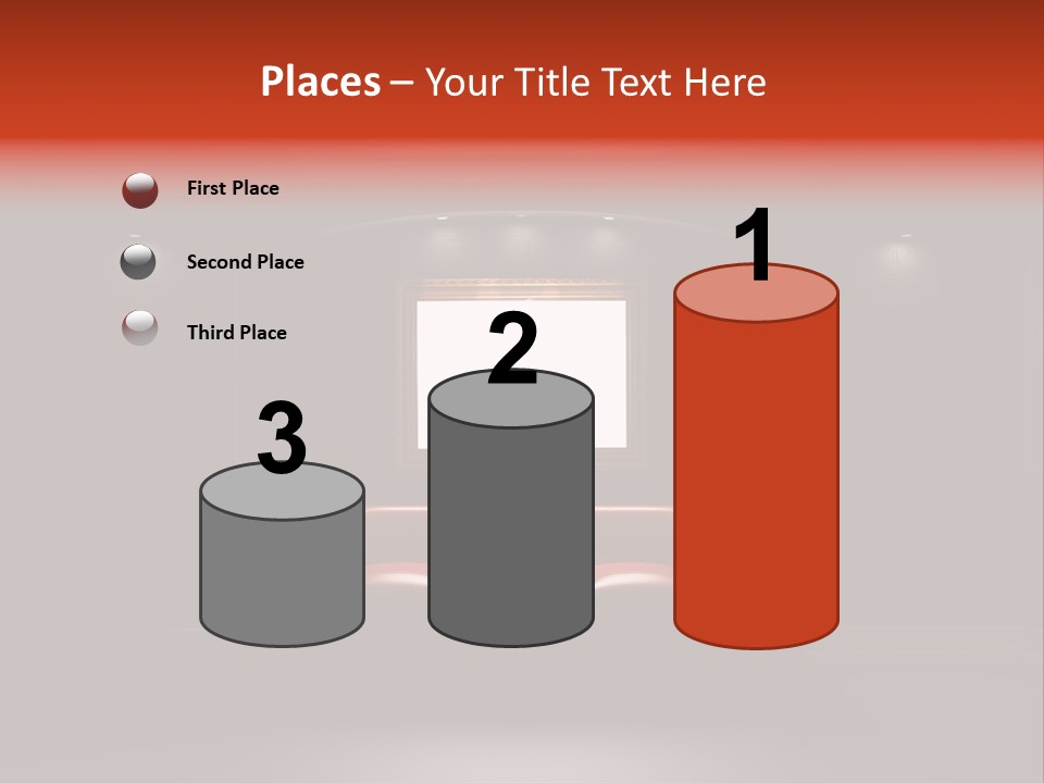 Furniture Bookshelf Vintage PowerPoint Template