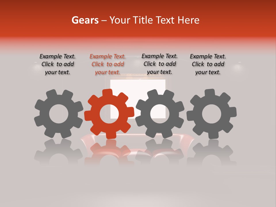 Furniture Bookshelf Vintage PowerPoint Template