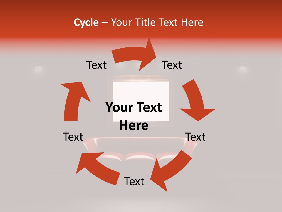 Furniture Bookshelf Vintage PowerPoint Template