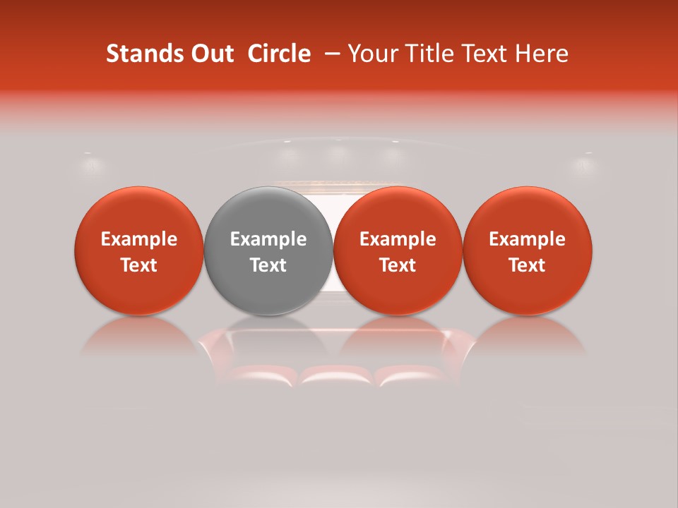 Furniture Bookshelf Vintage PowerPoint Template