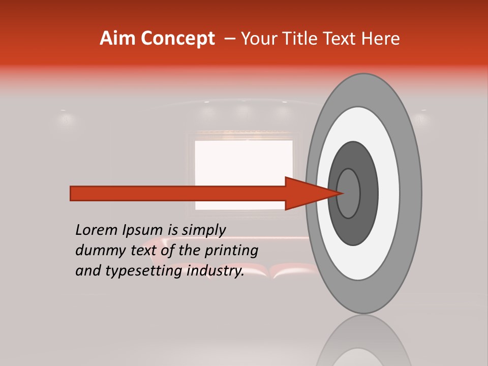 Furniture Bookshelf Vintage PowerPoint Template