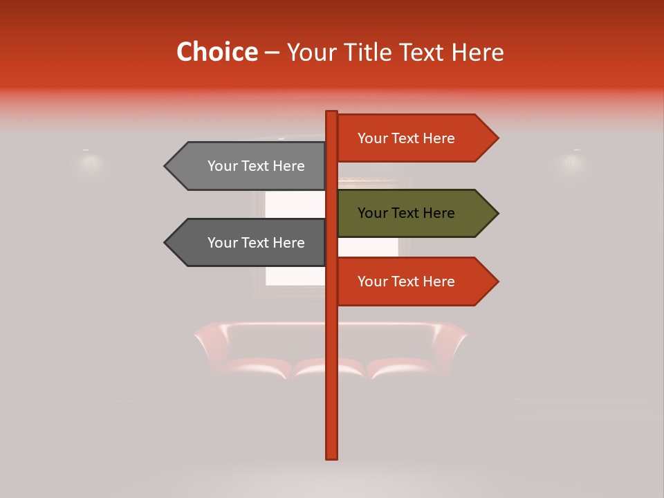 Furniture Bookshelf Vintage PowerPoint Template