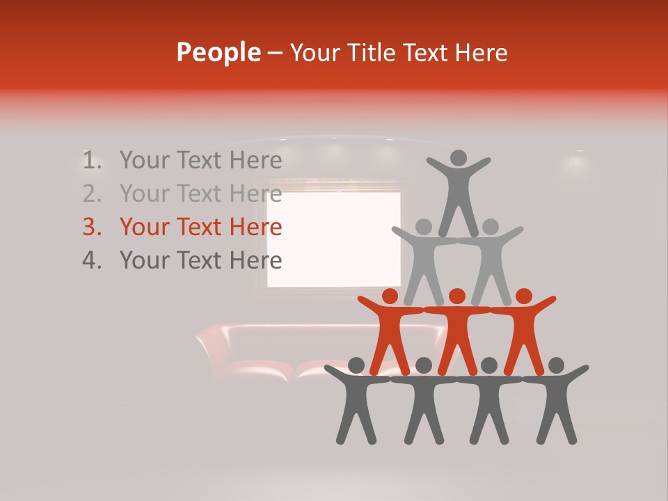 Furniture Bookshelf Vintage PowerPoint Template