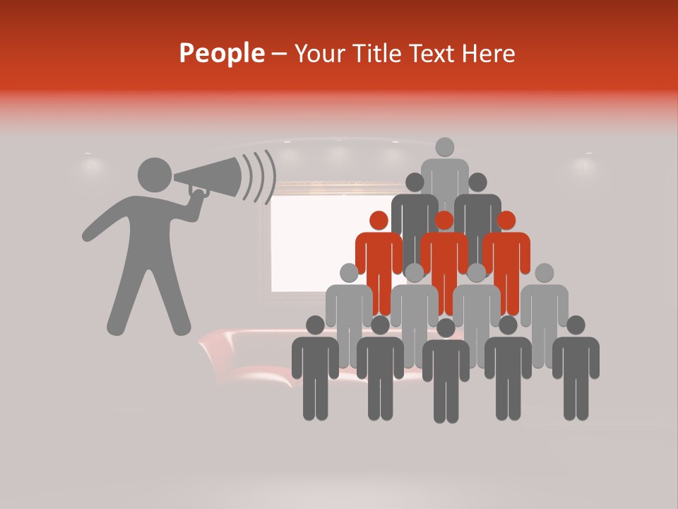 Furniture Bookshelf Vintage PowerPoint Template