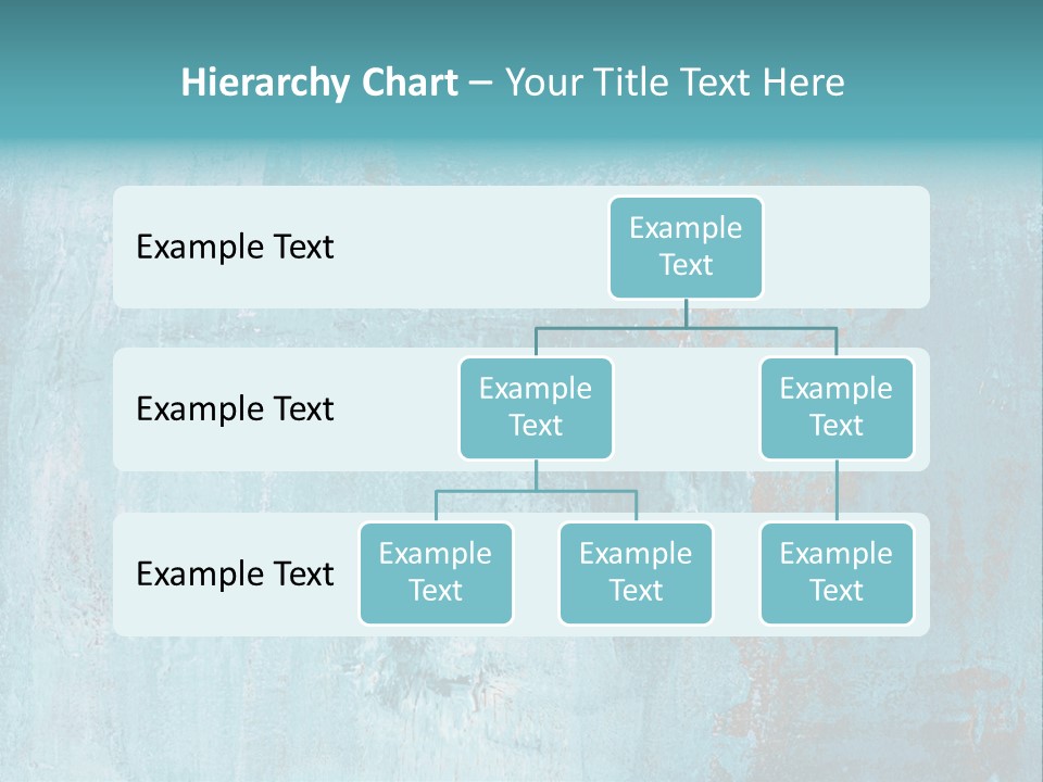 Creative Turquoise Painting PowerPoint Template