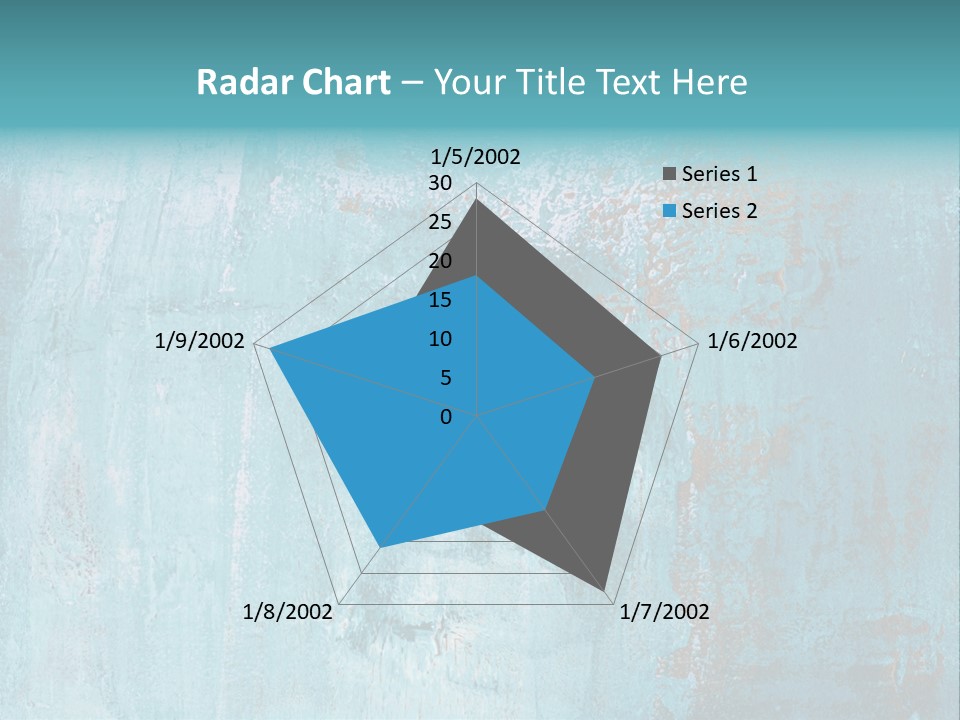 Creative Turquoise Painting PowerPoint Template
