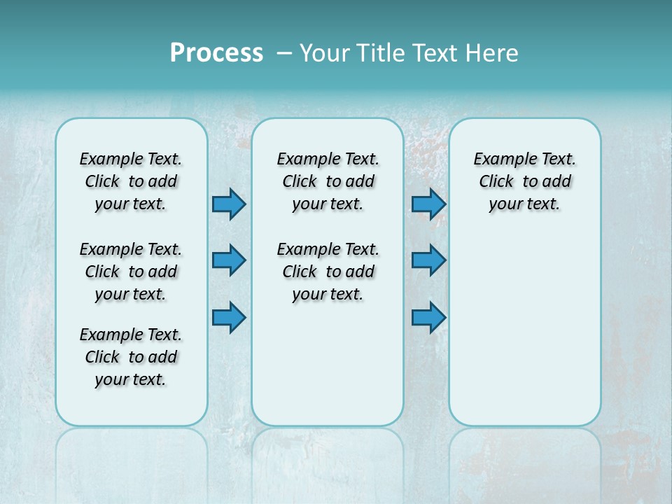 Creative Turquoise Painting PowerPoint Template