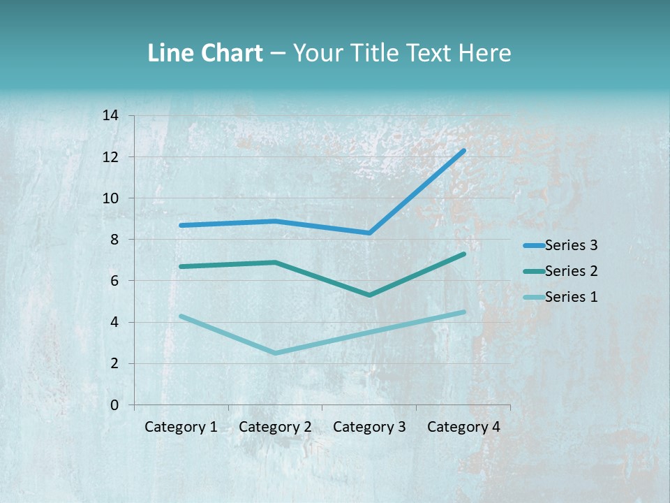 Creative Turquoise Painting PowerPoint Template