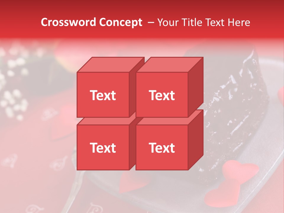 Tablecloth Baked Romantic PowerPoint Template