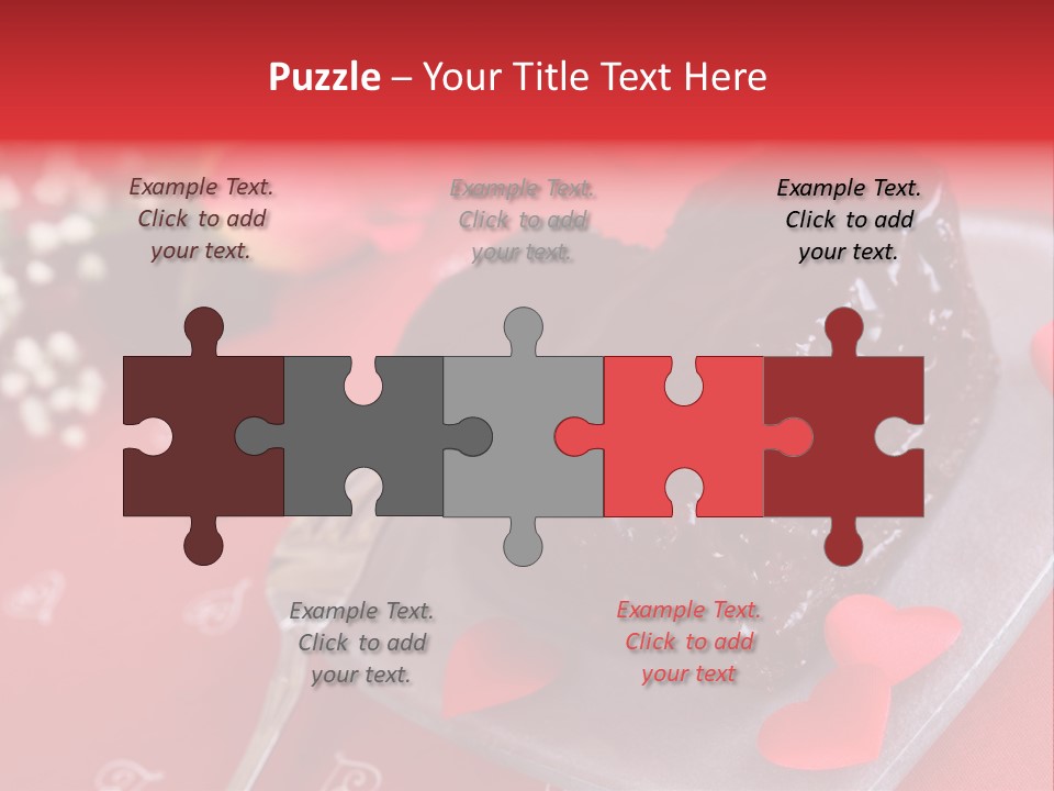 Tablecloth Baked Romantic PowerPoint Template