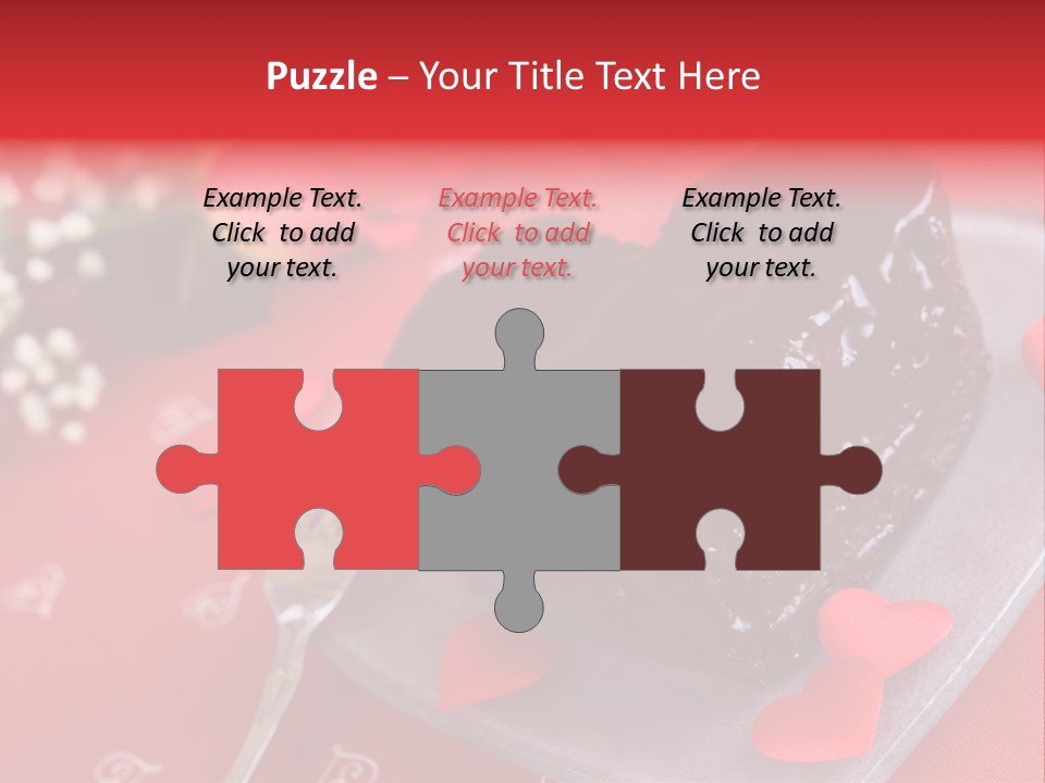 Tablecloth Baked Romantic PowerPoint Template