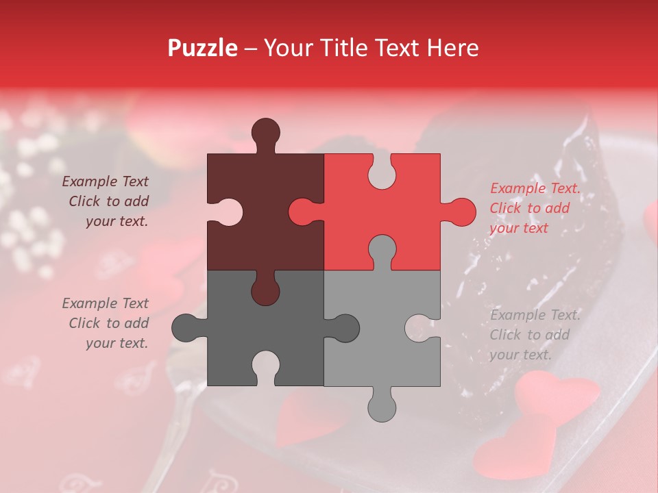 Tablecloth Baked Romantic PowerPoint Template