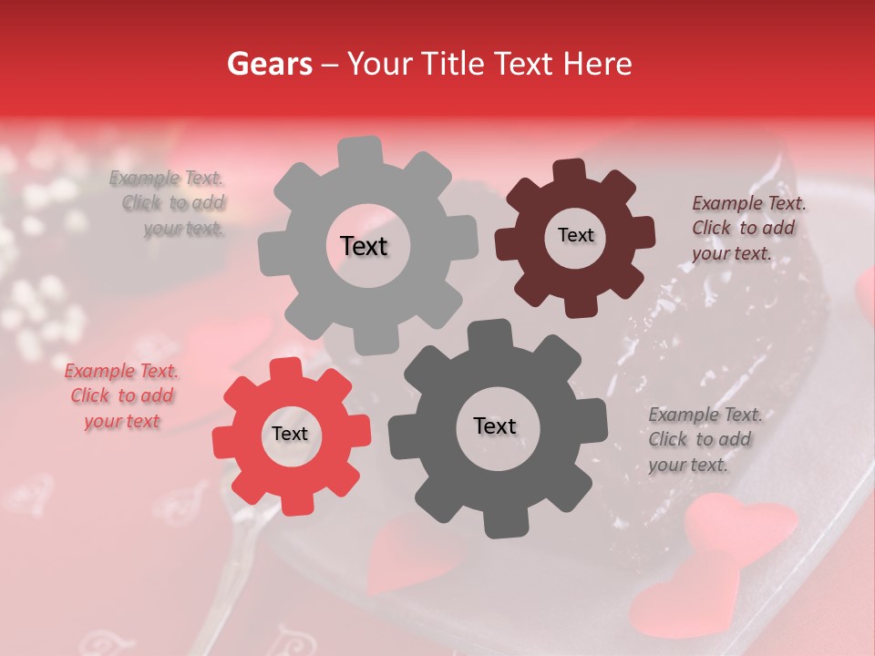 Tablecloth Baked Romantic PowerPoint Template