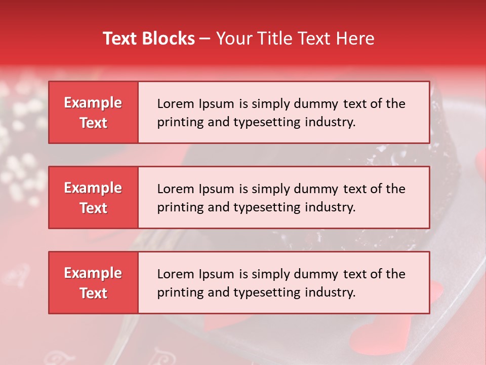 Tablecloth Baked Romantic PowerPoint Template