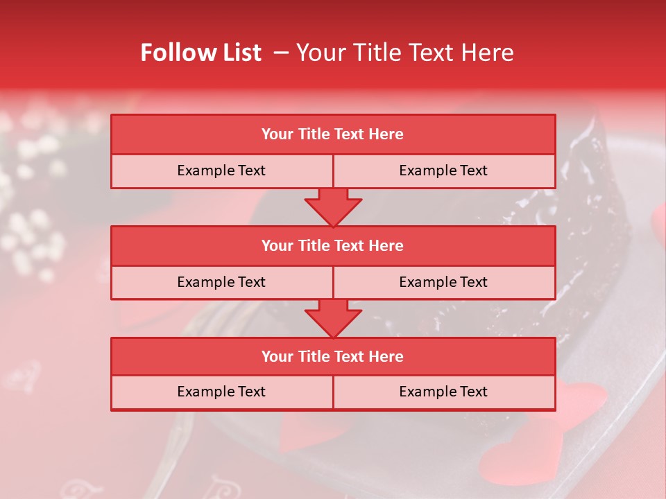 Tablecloth Baked Romantic PowerPoint Template