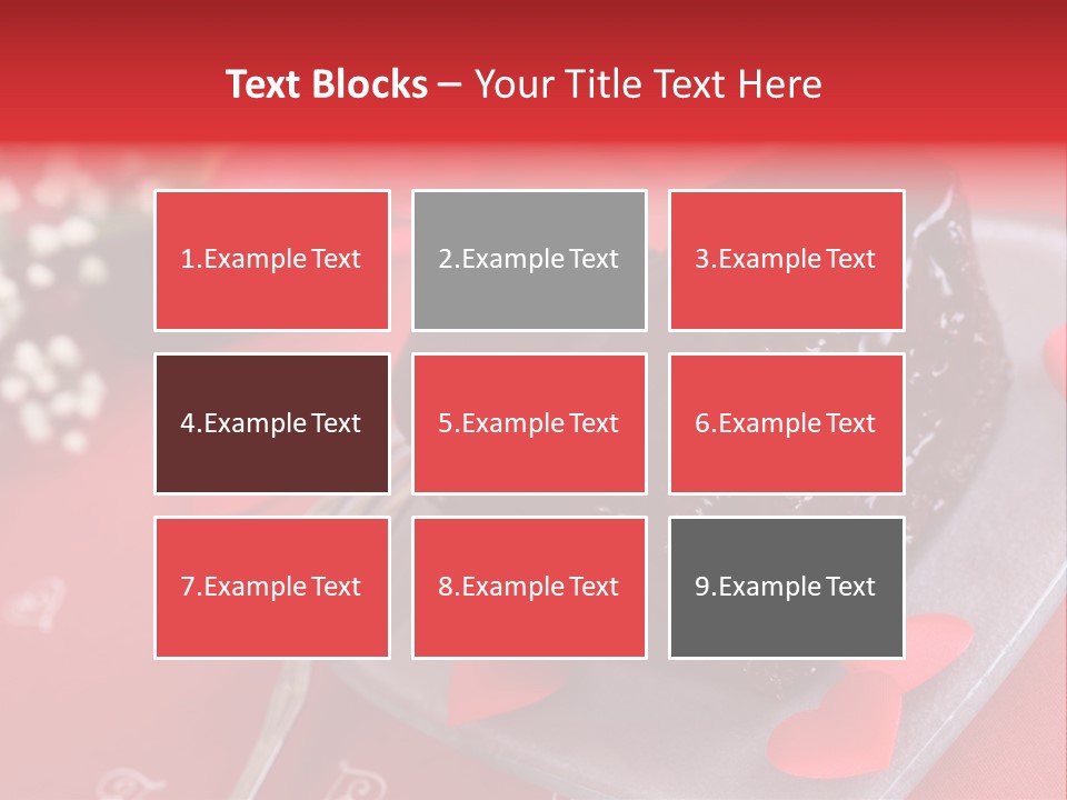 Tablecloth Baked Romantic PowerPoint Template