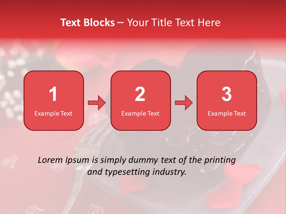 Tablecloth Baked Romantic PowerPoint Template