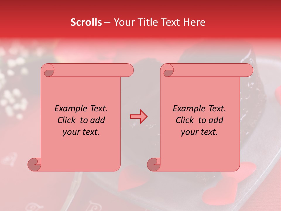 Tablecloth Baked Romantic PowerPoint Template