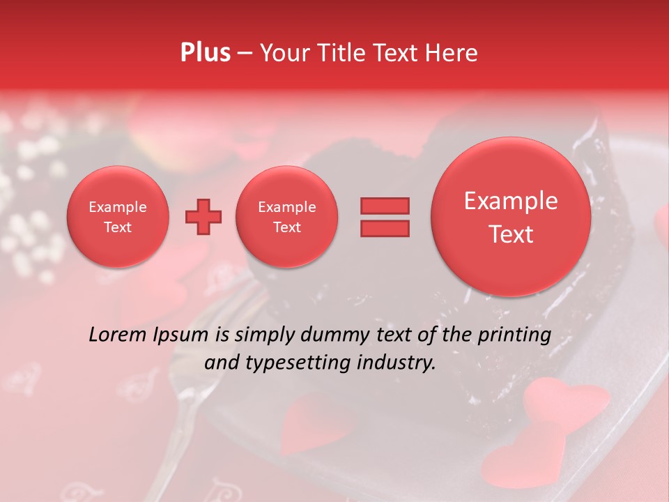Tablecloth Baked Romantic PowerPoint Template