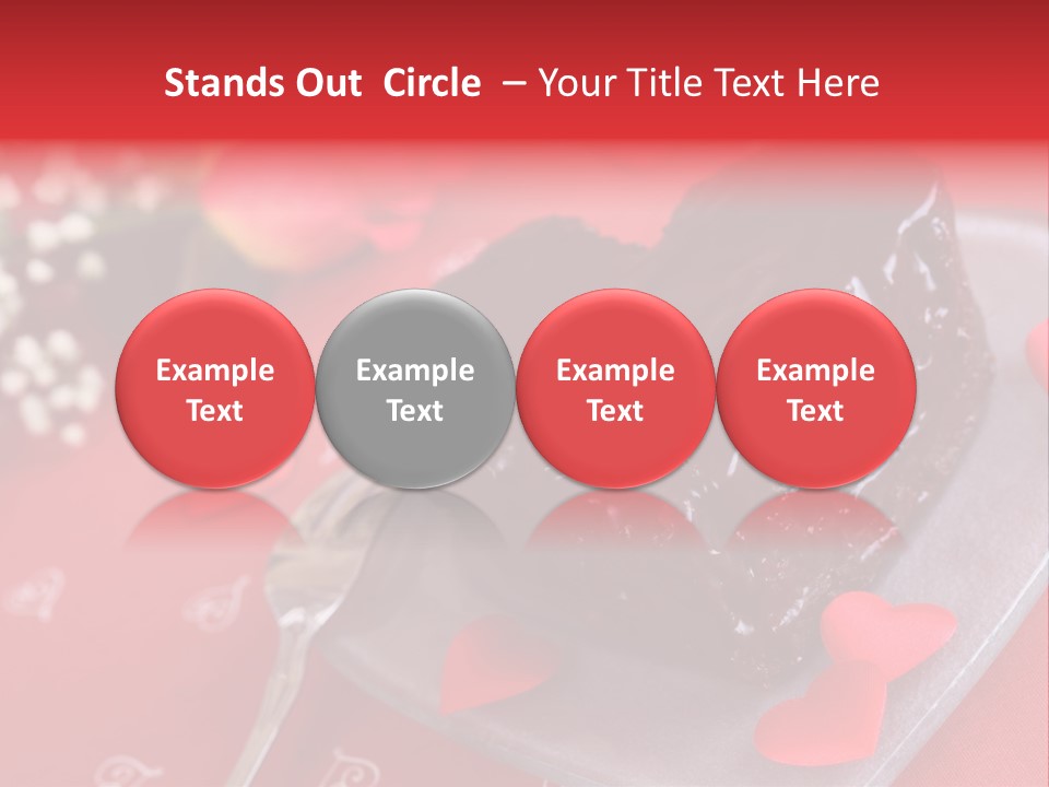 Tablecloth Baked Romantic PowerPoint Template
