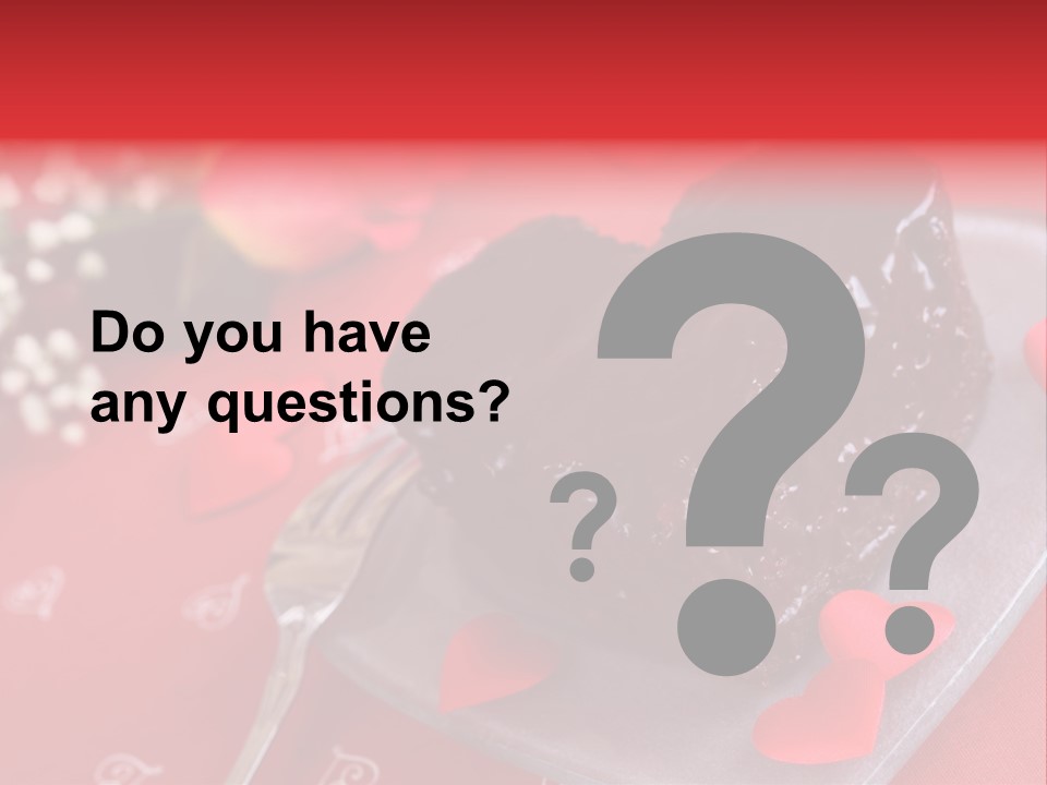 Tablecloth Baked Romantic PowerPoint Template