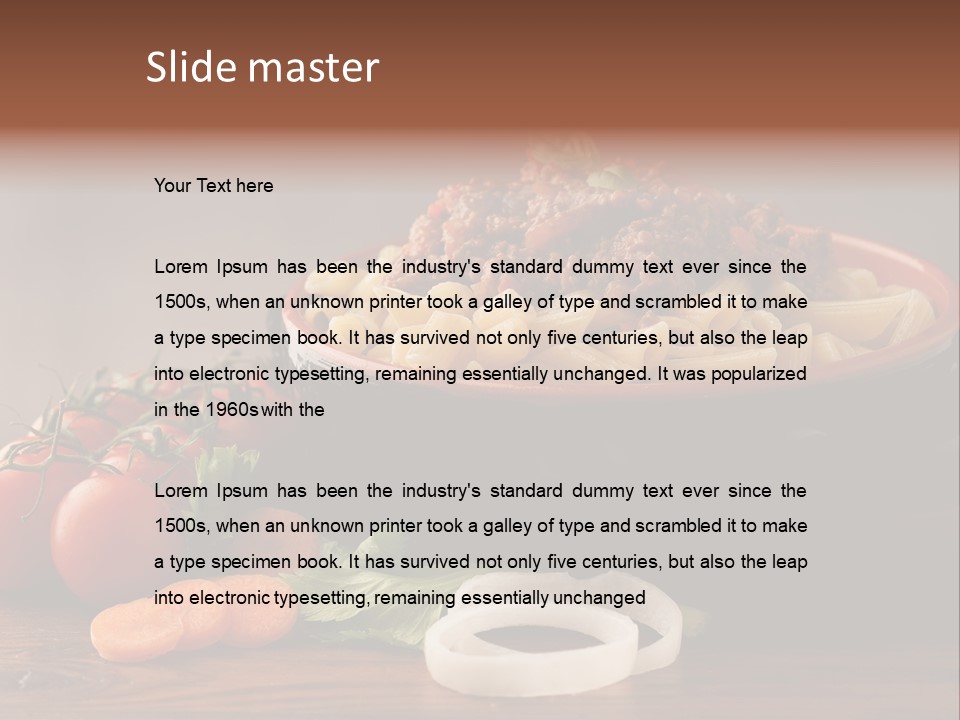 Chow Game Nutrition PowerPoint Template