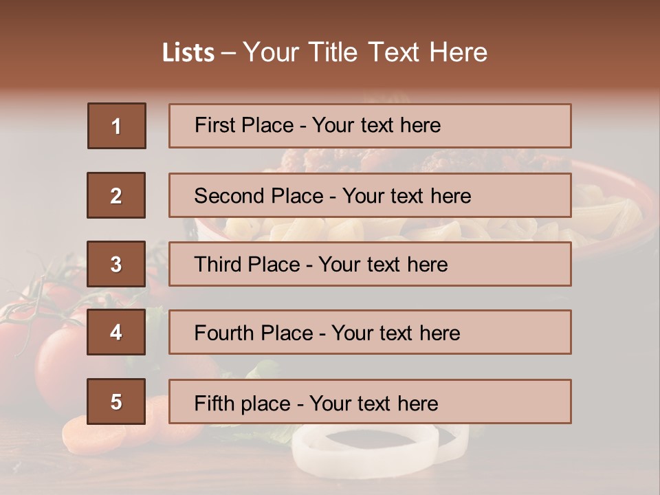 Chow Game Nutrition PowerPoint Template