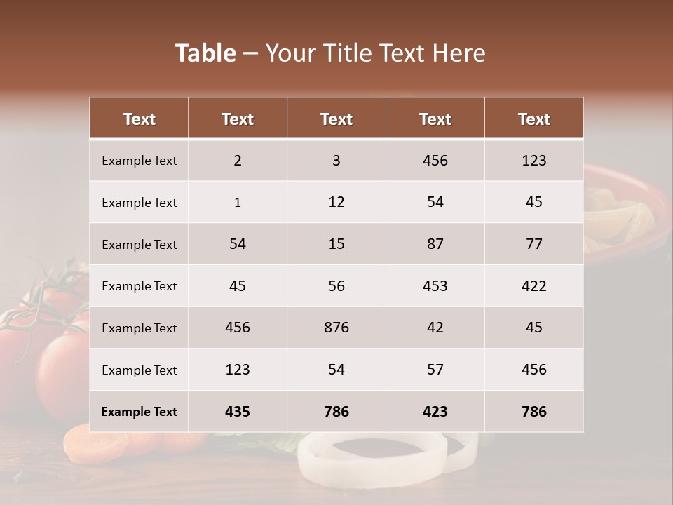 Chow Game Nutrition PowerPoint Template