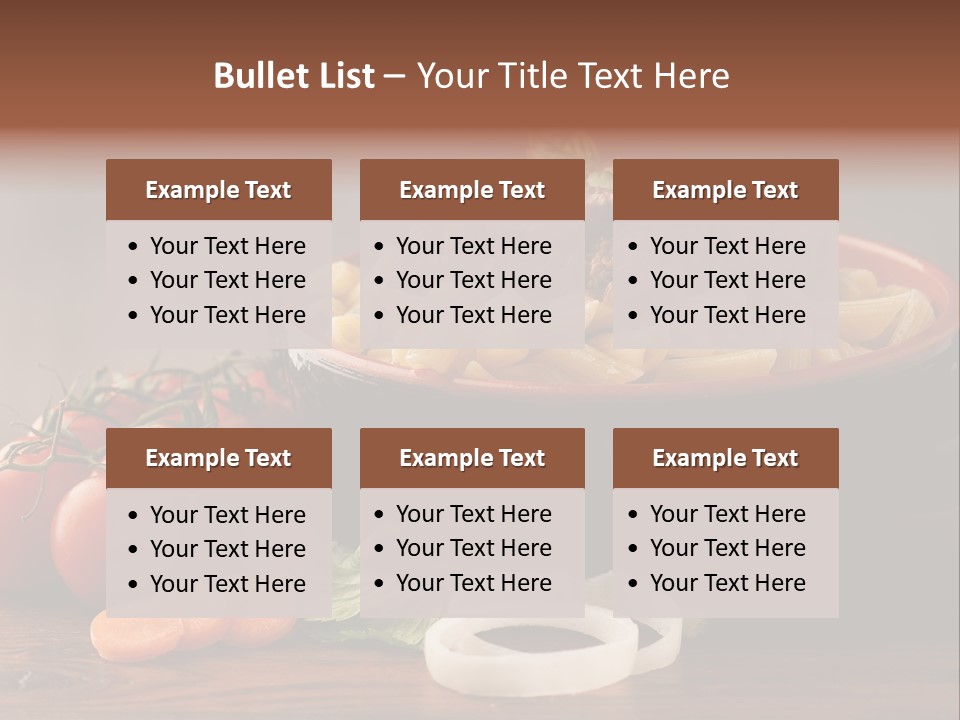 Chow Game Nutrition PowerPoint Template