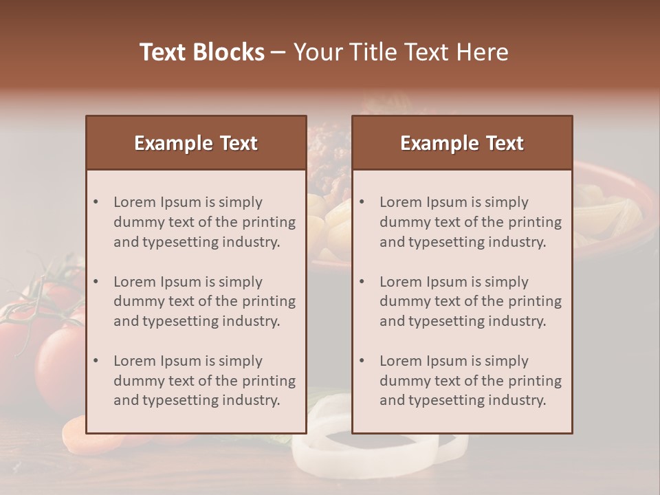 Chow Game Nutrition PowerPoint Template