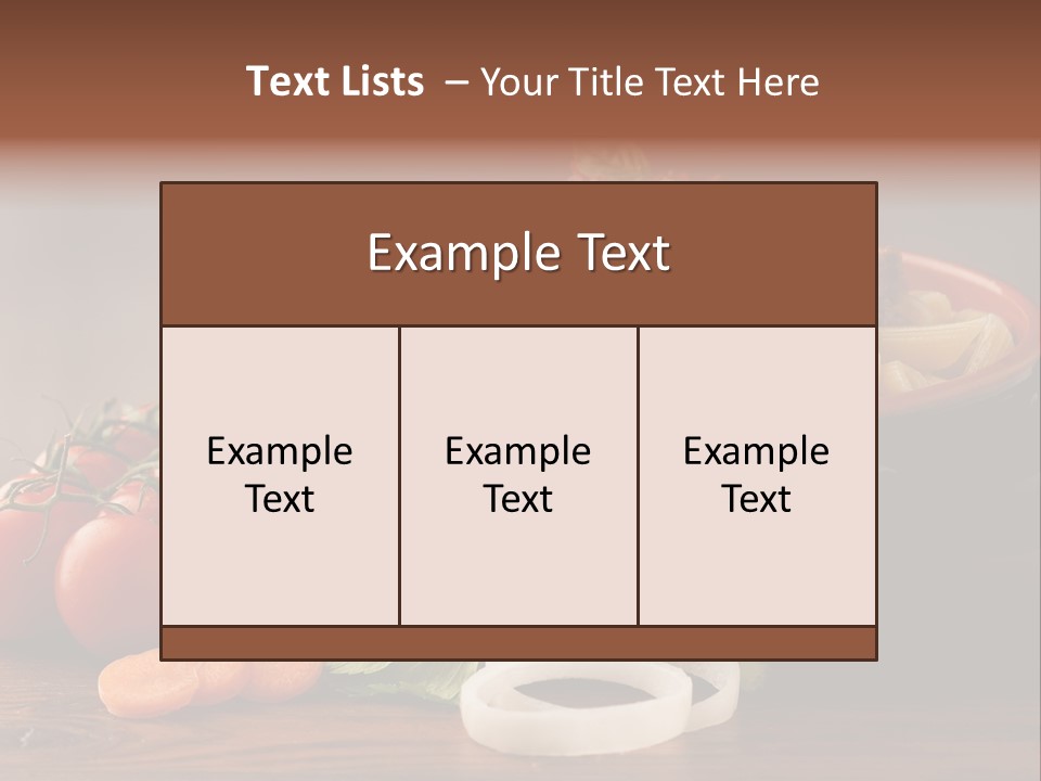 Chow Game Nutrition PowerPoint Template