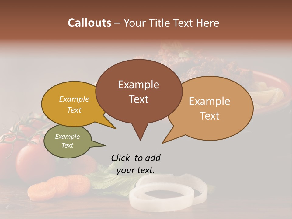 Chow Game Nutrition PowerPoint Template