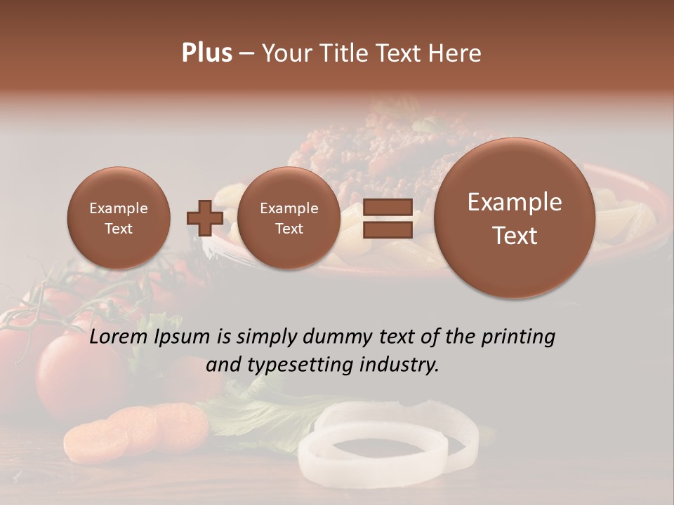Chow Game Nutrition PowerPoint Template