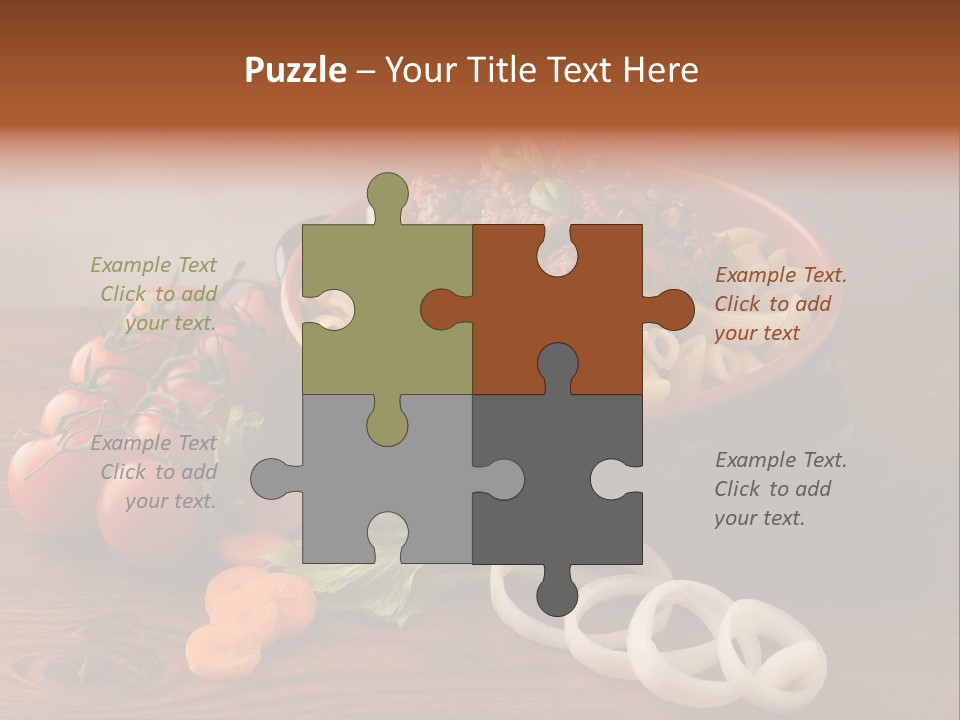 Carrot Recipe Traditional PowerPoint Template
