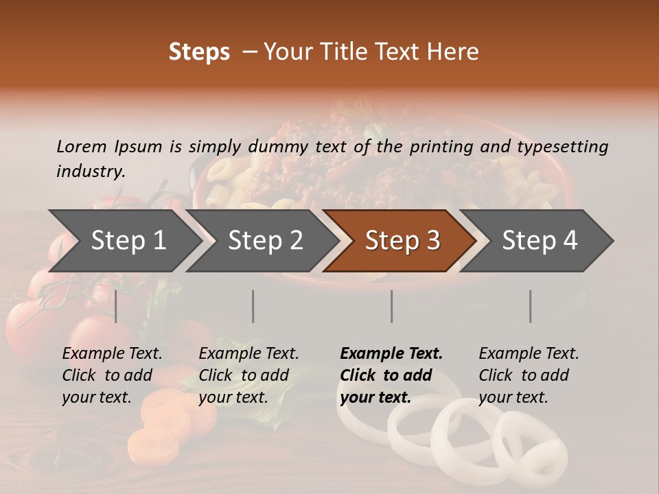 Carrot Recipe Traditional PowerPoint Template