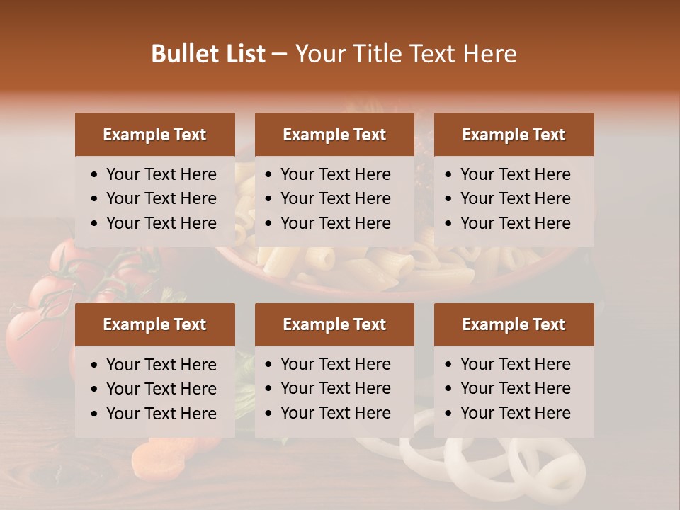Carrot Recipe Traditional PowerPoint Template