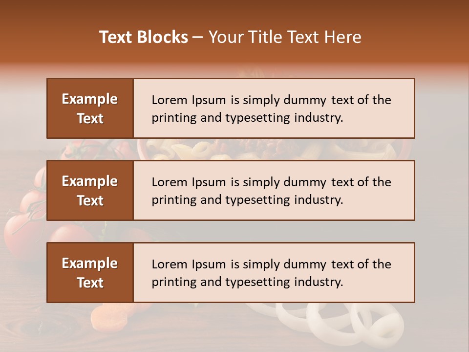 Carrot Recipe Traditional PowerPoint Template