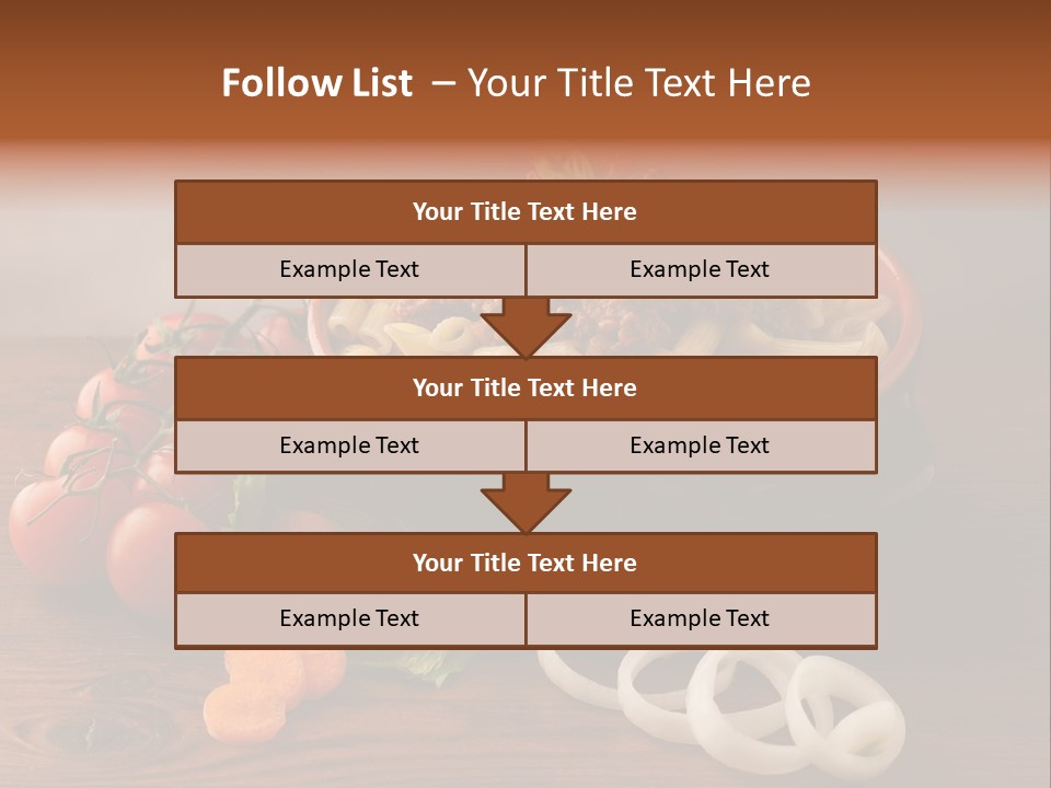 Carrot Recipe Traditional PowerPoint Template