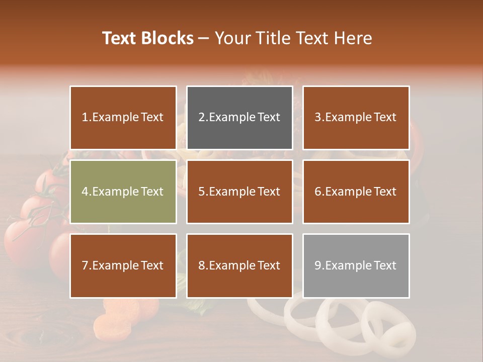 Carrot Recipe Traditional PowerPoint Template