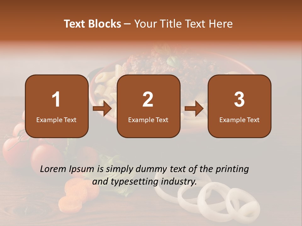 Carrot Recipe Traditional PowerPoint Template