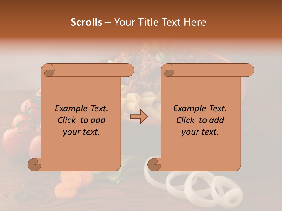 Carrot Recipe Traditional PowerPoint Template