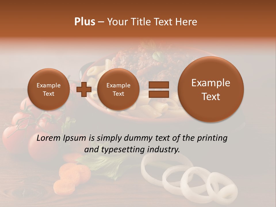 Carrot Recipe Traditional PowerPoint Template