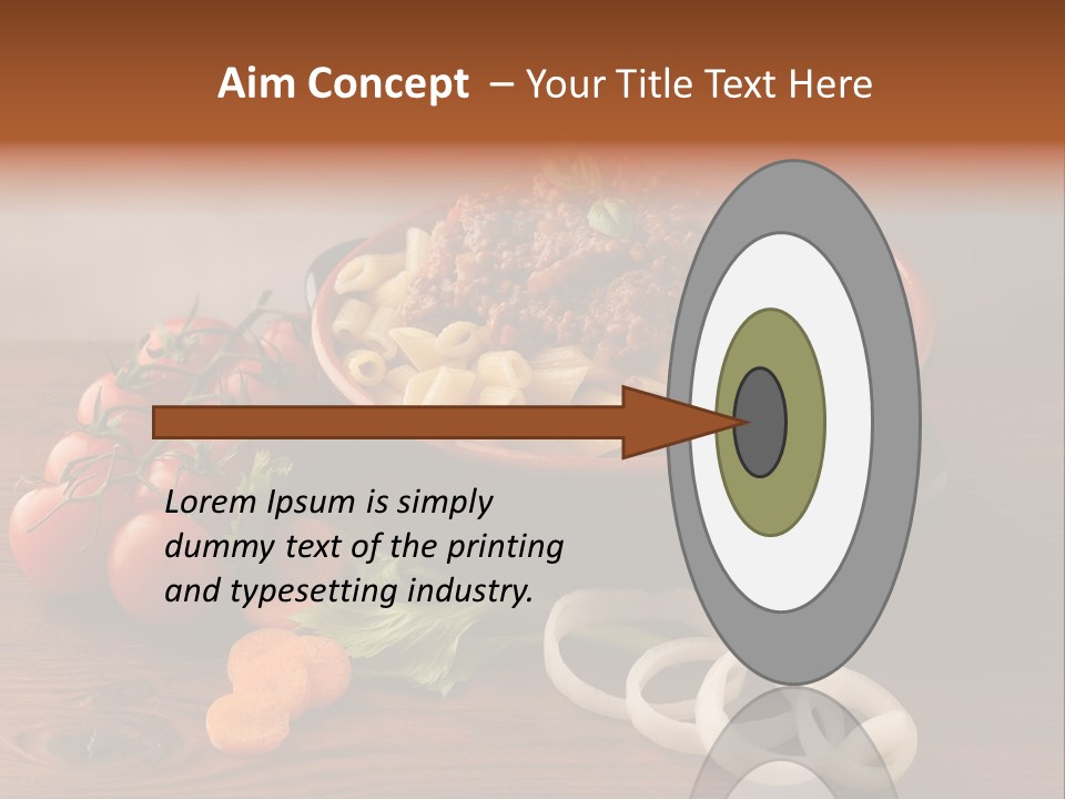 Carrot Recipe Traditional PowerPoint Template