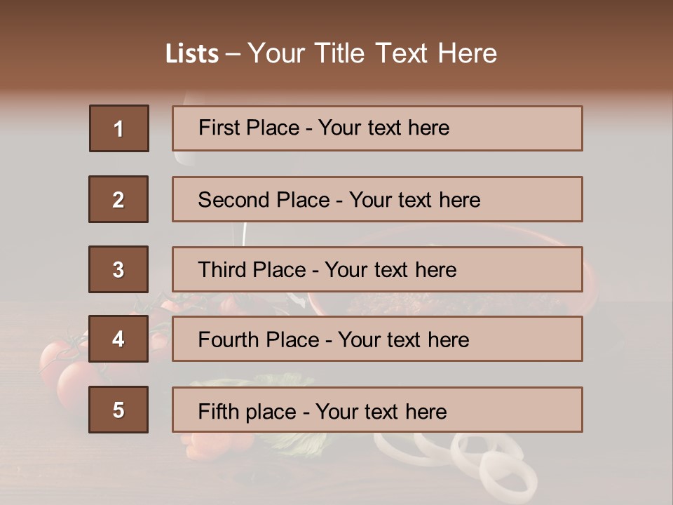 Chow Dough Dish PowerPoint Template