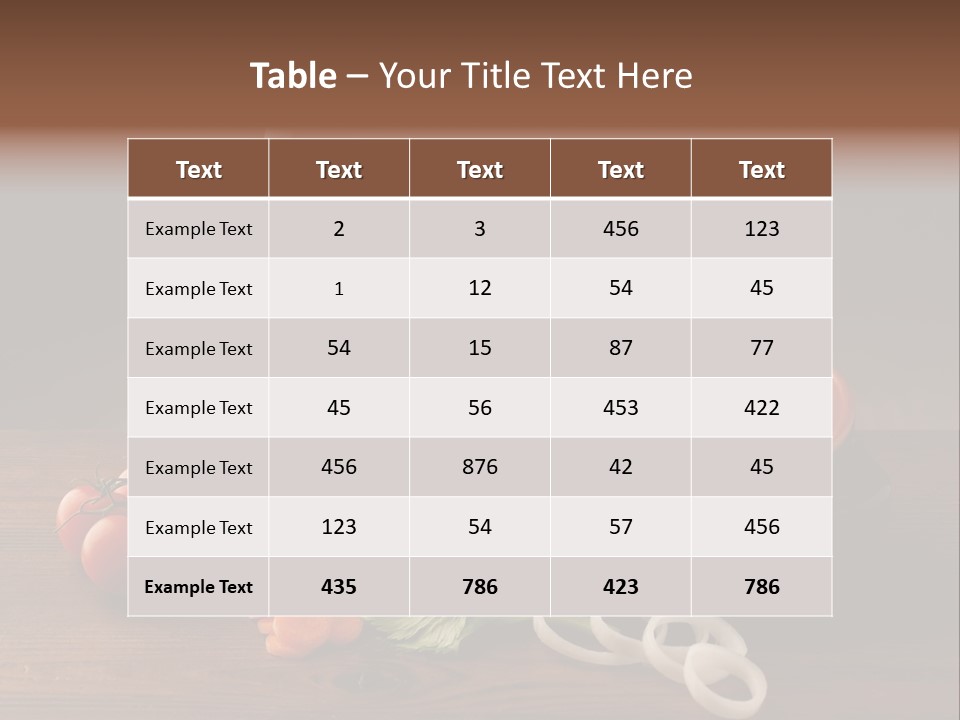 Chow Dough Dish PowerPoint Template